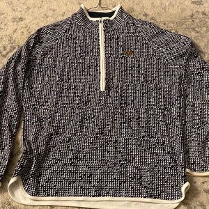 Peter Millar NOTRE DAME Zip-Up Sweater